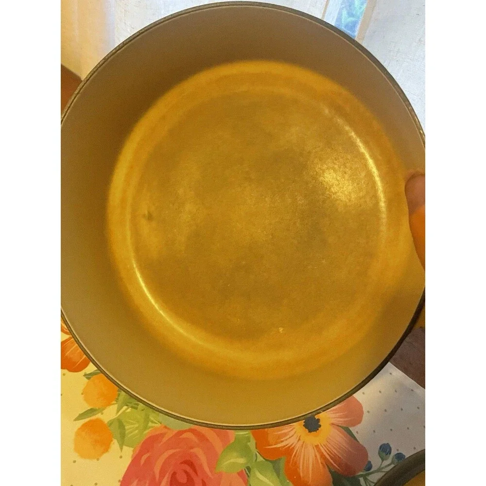 Le Creuset Classic #30 Braiser 3.5qt Enameled Cast Iron Discontinue Dijon Yellow